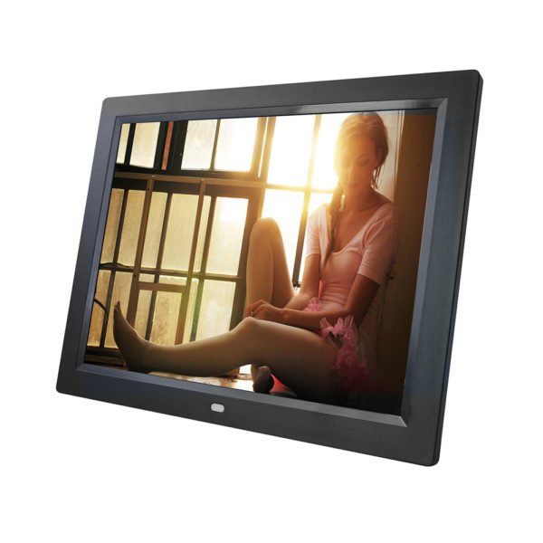 12 Inch Digital Photo Frame HD LED Electronic Music Video Album Picture Frame US Plug 2