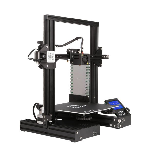 CREALITY 3D Ender-3 3D Printer Upgraded Tempered Glass V-slot Resume Power Failure Printing DIY KIT Hotbed 2