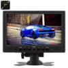 7 Inch TFT LCD Car Monitor - 800x480 Native Resolution, HDMI + VGA Video Inputs, 360 Degree Rotating Stand 3