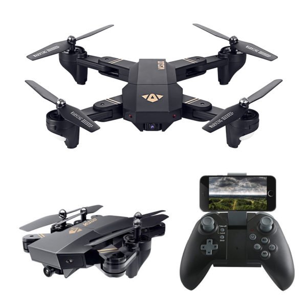 XS809W Foldable Drone - 2MP Camera, WiFi, Headless Mode, 3D Stunts, 3 Fight Speeds, 6 Axis Gyro, 100m Range, Remote Control 2