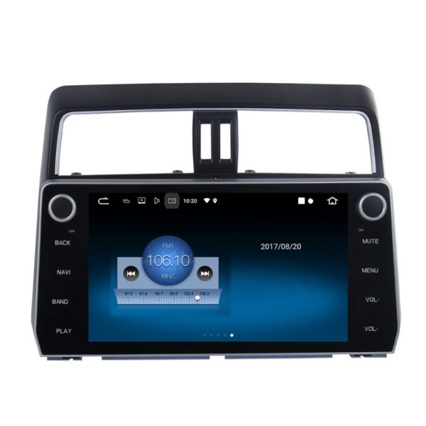 10.2inch 1 Din Car Adjustable Multimedia Player for Toyota new Prado 2018 2