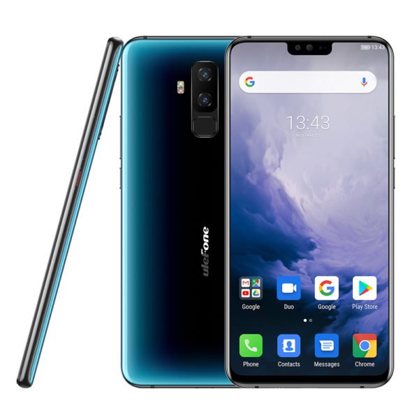 Ulefone T2 Smartphone Android 9.0 Dual 4G Cell Phone 6GB 128GB NFC Octa-core Helio P70 4200mAh 6.7" FHD+ Mobile Phone Android blue 2