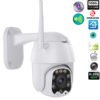 1080p WIFI Wireless Outdoor PTZ CMOS IP Camera H.265X Speed Dome CCTV IP66 Waterproof Two-Way Audio Night Vision Remote Access Security Cameras WIFI Exterior 2MP IR Home Surveilance 3