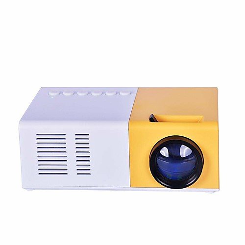 J9 Mini Projector 1080P HD Projector Ultra Portable Projectors LED Pico Projector Support Cell Phone Home Theater Cinema Multimedia with VGA Cable USB HDMI 2