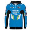 SUZUKI Spring / Fall / Winter Polyster Warmer Breathable fast dry Racing Jersey Motorcycle Jersey Clothes Jacket for Unisex 3