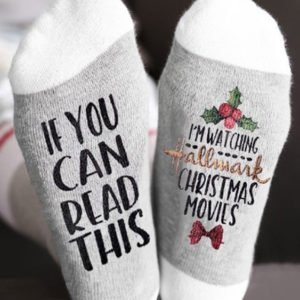Christmas Patch Graphic Socks