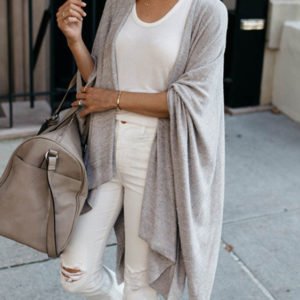 Bat Sleeves Cardigan