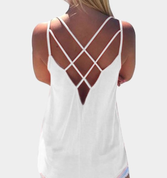 White Cross Front Top 2